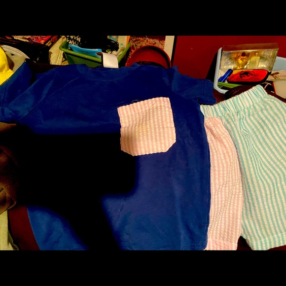 Trendy Toddler shirt and matching shorts - Picture 1 of 4